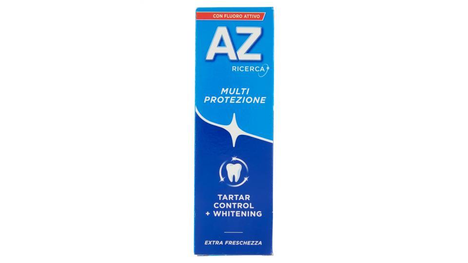 AZ Ricerca Dentifricio Multi Protezione Tartar Control + Whitening