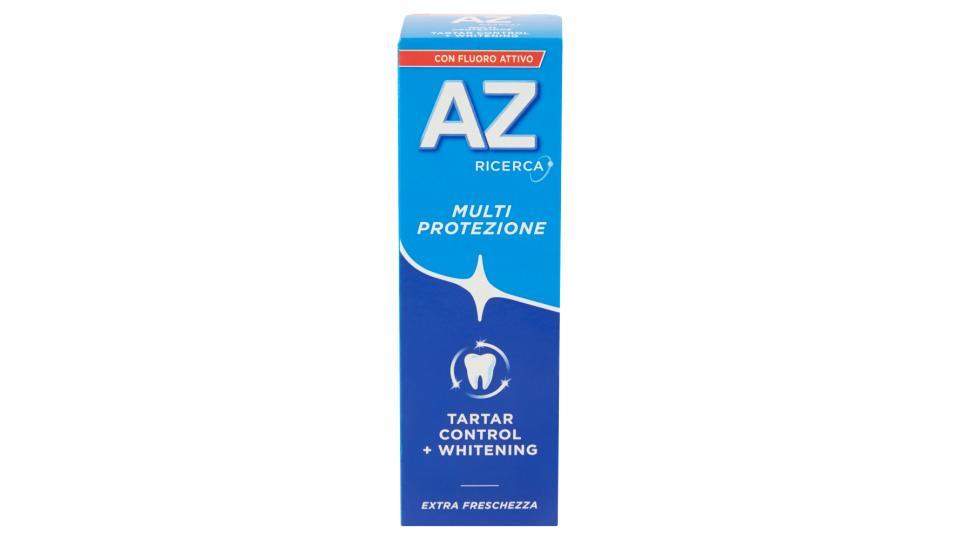 AZ Ricerca Dentifricio Multi Protezione Tartar Control + Whitening