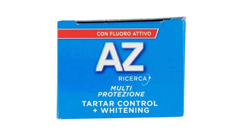 AZ Ricerca Dentifricio Multi Protezione Tartar Control + Whitening