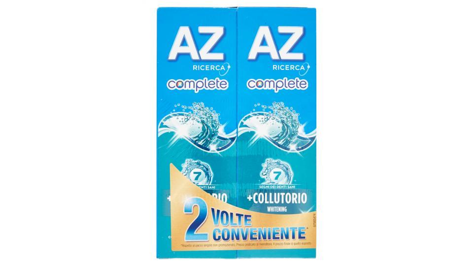 AZ Ricerca Dentifricio Complete+Collutorio Whitening