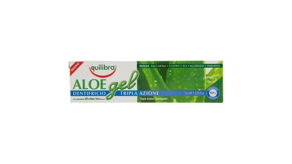 equilibra Aloe gel Dentifricio Tripla Azione