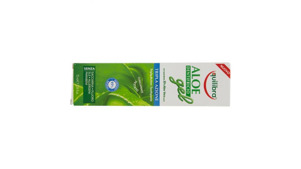 equilibra Aloe gel Dentifricio Tripla Azione