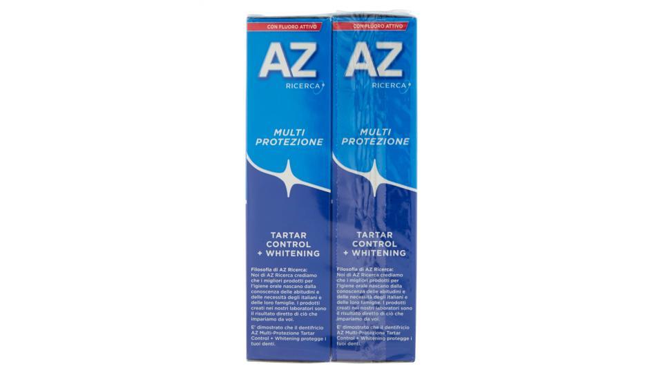AZ Ricerca Dentifricio Multi Protezione Tartar Control + Whitening