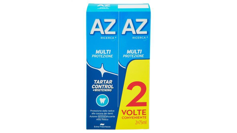 AZ Ricerca Dentifricio Multi Protezione Tartar Control + Whitening