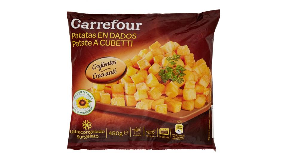 Carrefour Patate a Cubetti Surgelato