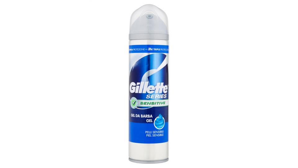 Gillette Series Sensitive gel da barba pelli sensibili