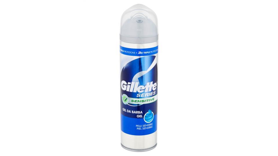 Gillette Series Sensitive gel da barba pelli sensibili