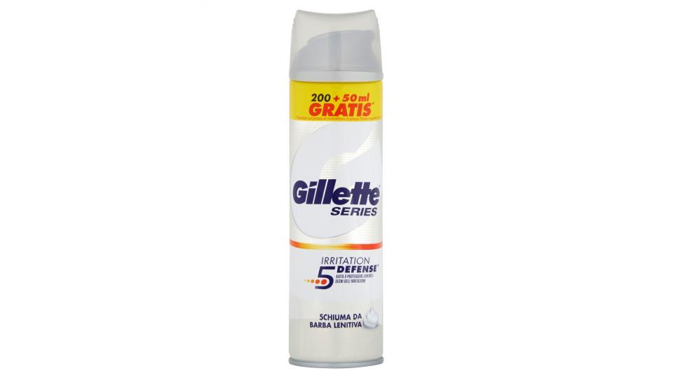 Gillette Series Irritation 5 Defense Schiuma da barba lenitiva