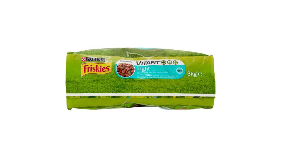 PURINA FRISKIES Vitafit Cane Crocchette Light con pollo e verdure aggiunte