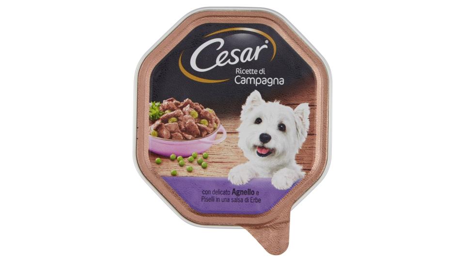 Cesar Ricette di Campagna con delicato Agnello e Piselli in una salsa di Erbe