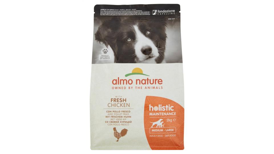 almo nature holistic Maintenance Adult Dog M/L con Pollo Fresco