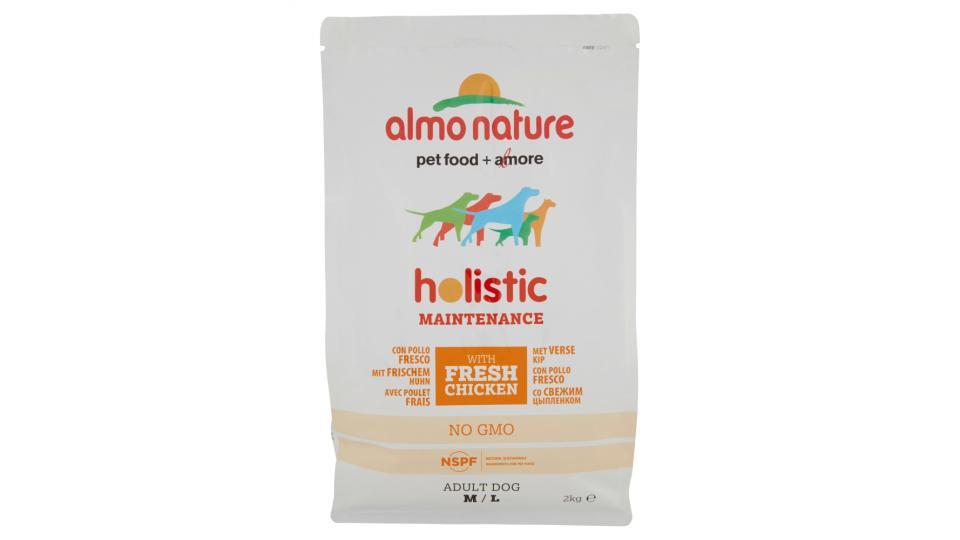 almo nature holistic Maintenance Adult Dog M/L con Pollo Fresco