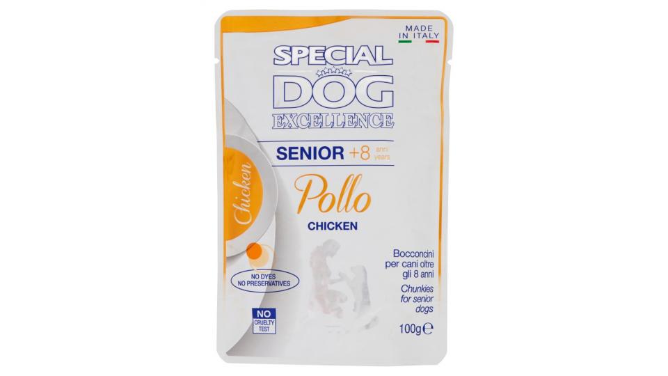 Special Dog Excellence Senior +8 anni Pollo Chicken Bocconcini