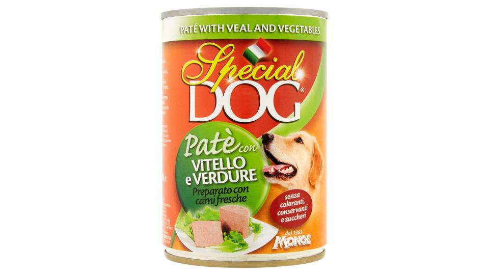 Special Dog Patè con vitello e verdure