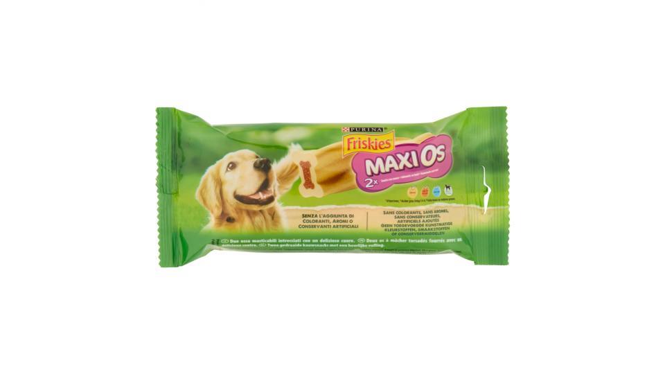 PURINA FRISKIES Maxi os medium Snack Cane a lunga masticazione ripieno alle carni busta