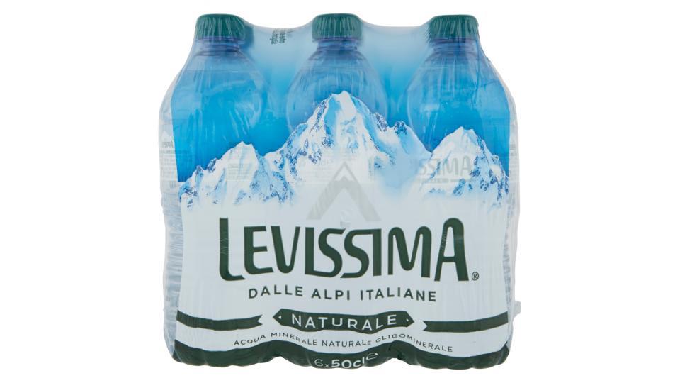 LEVISSIMA, Acqua Minerale Naturale Oligominerale, Bottiglia Piccola 50cl x