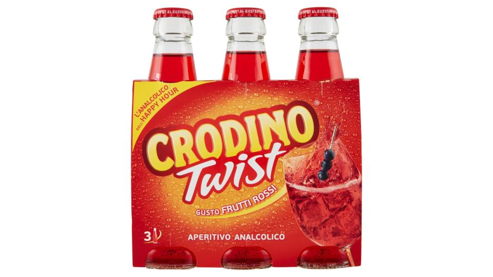 Crodino Twist Gusto Frutti Rossi