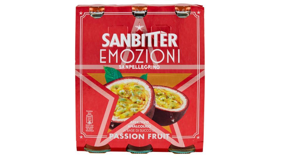 SANBITTER Emozioni Passion Fruit, Aperitivo Analcolico