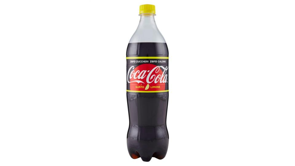 Coca-Cola Lemon zero calorie e zero zuccheri bottiglia di plastica