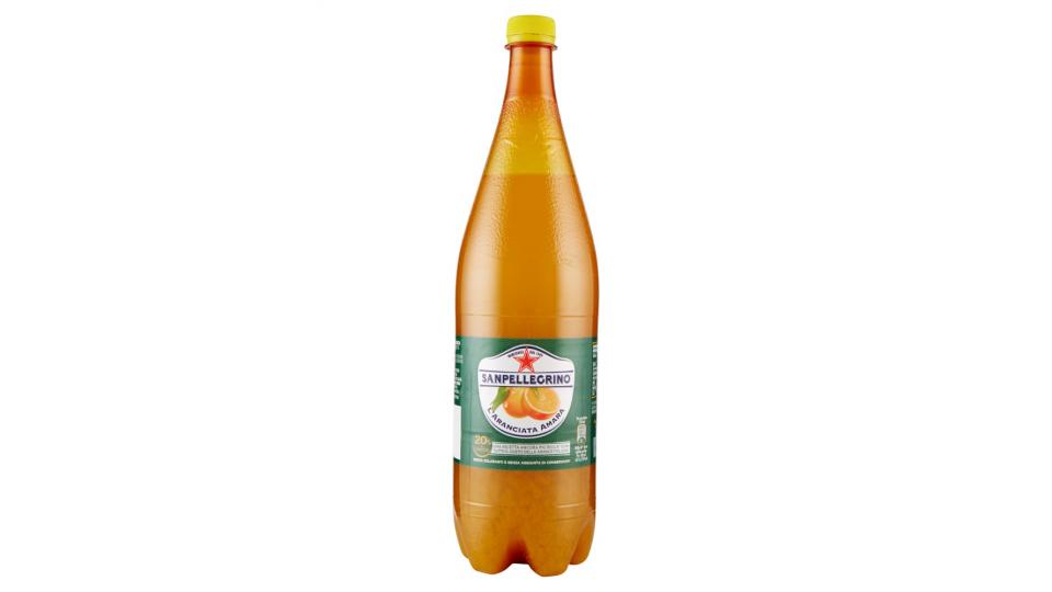 SANPELLEGRINO Bibite Gassate, L'ARANCIATA AMARA Bottiglia Grande