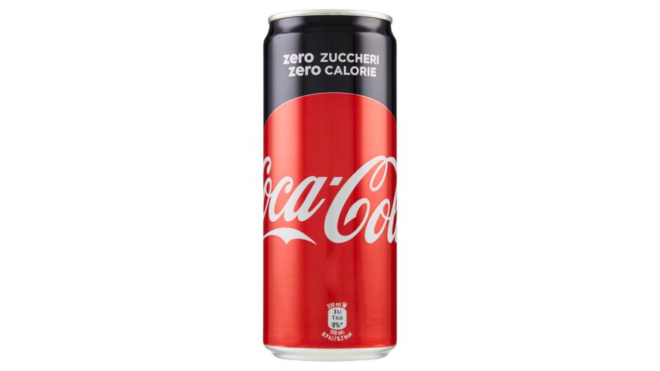 Coca-Cola Zero Zuccheri Zero calorie lattina