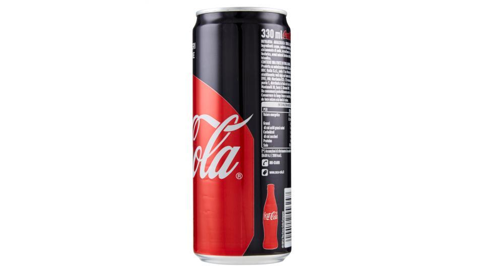 Coca-Cola Zero Zuccheri Zero calorie lattina