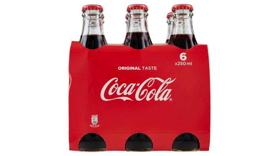 Coca-Cola Original Taste bottiglia di vetro 250 ml Confezione da