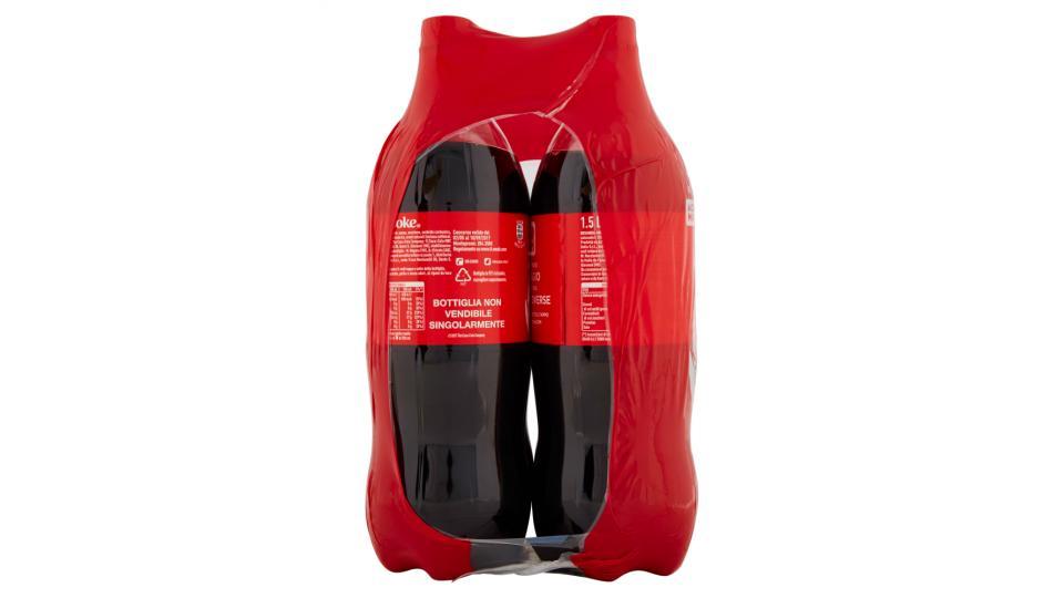 Coca-Cola Original Taste bottiglia di plastica da  1,5L confezione da