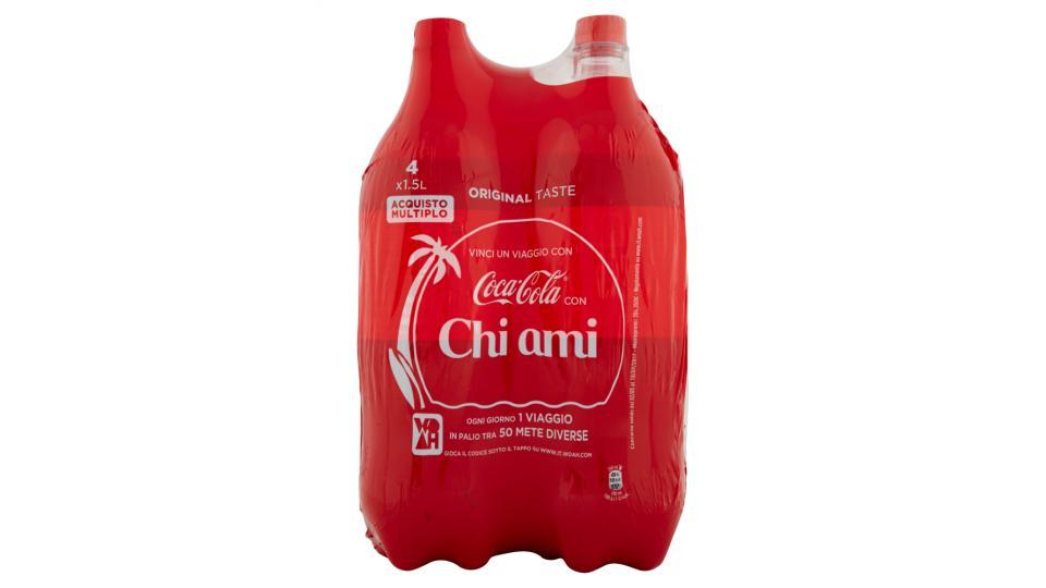 Coca-Cola Original Taste bottiglia di plastica da  1,5L confezione da