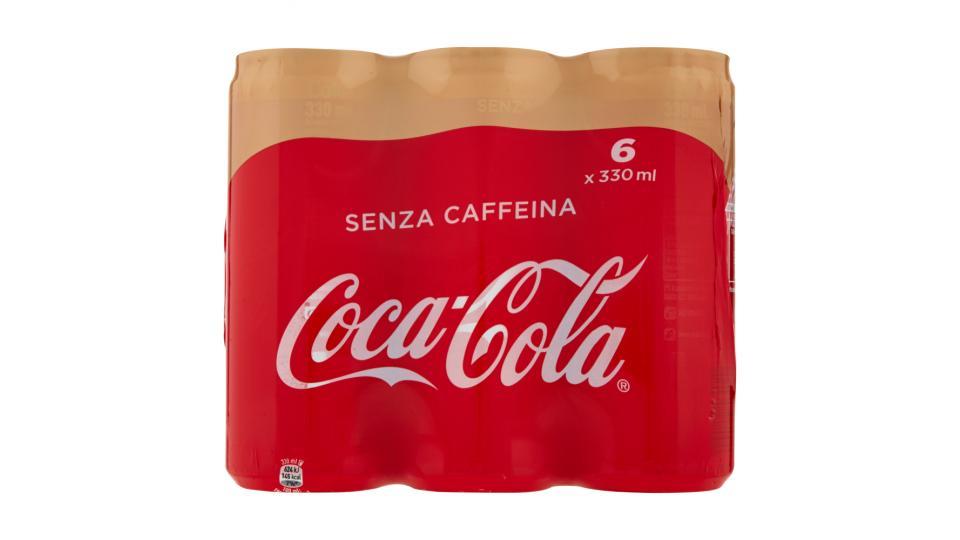 Coca-Cola senza Caffeina lattina 330 ml Confezione da