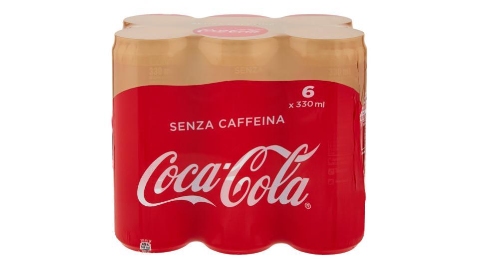 Coca-Cola senza Caffeina lattina 330 ml Confezione da