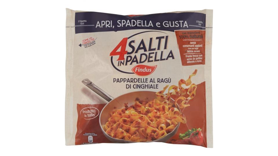 Findus 4 Salti in Padella Pappardelle al Ragù di Cinghiale