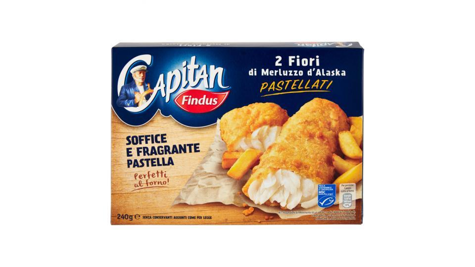 Capitan Findus 2 Fiori di Merluzzo d'Alaska Pastellati