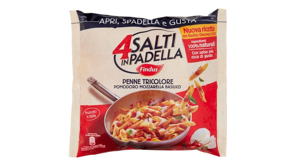 Findus 4 Salti in Padella Penne Tricolore Pomodoro Mozzarella Basilico