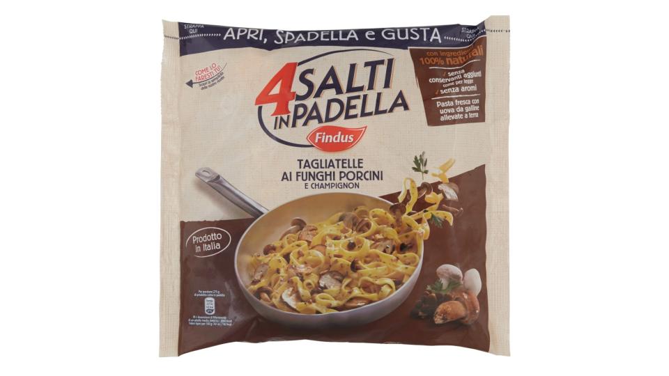 Findus 4 Salti in Padella Tagliatelle ai Funghi Porcini e Champignon