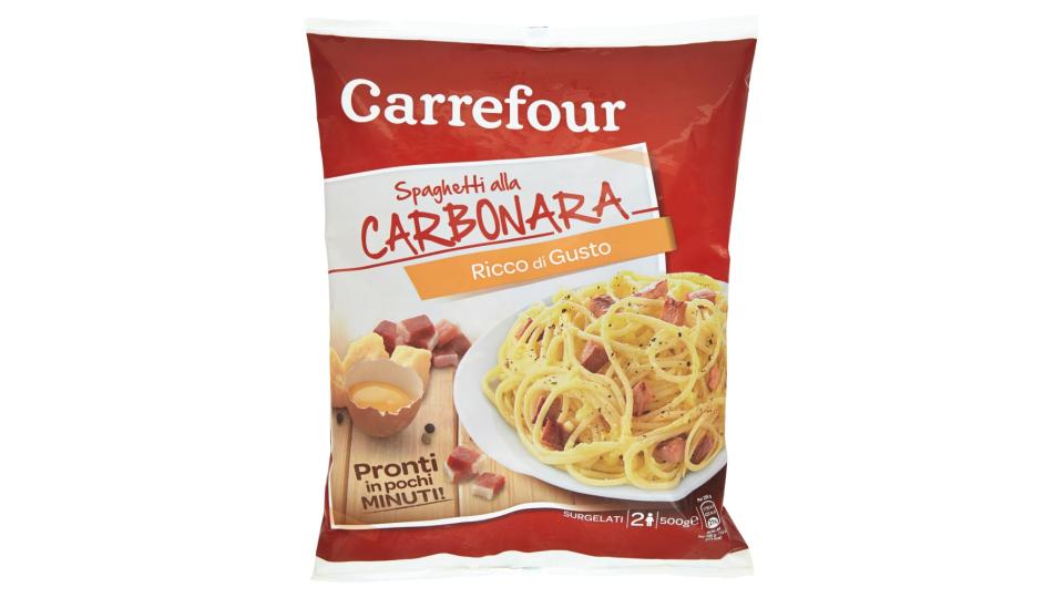 Carrefour Spaghetti alla Carbonara Surgelati