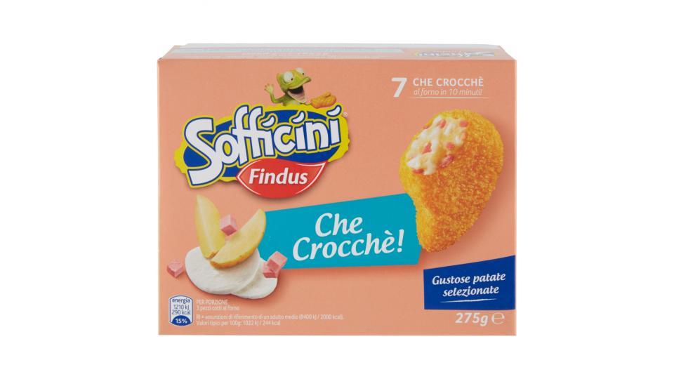 Findus Sofficini Happy Hour Che Crocchè! Gustose patate + mozzarella + prosciutto! 7 pezzi