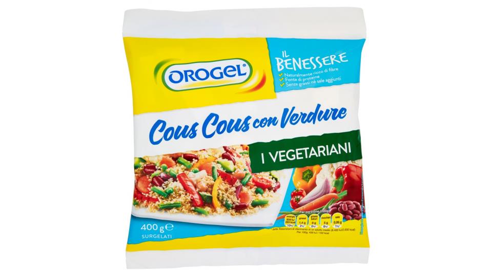 Orogel il Benessere Cous Cous con Verdure Surgelati