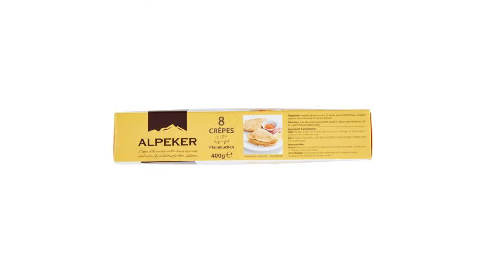 Alpeker 8 Crêpes vuote Surgelate