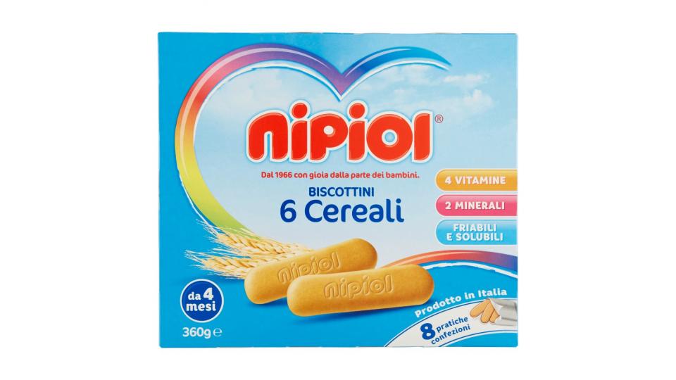 Nipiol Biscottini 6 Cereali