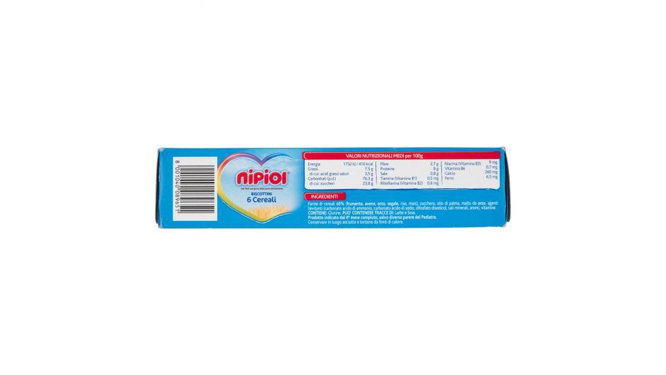 Nipiol Biscottini 6 Cereali