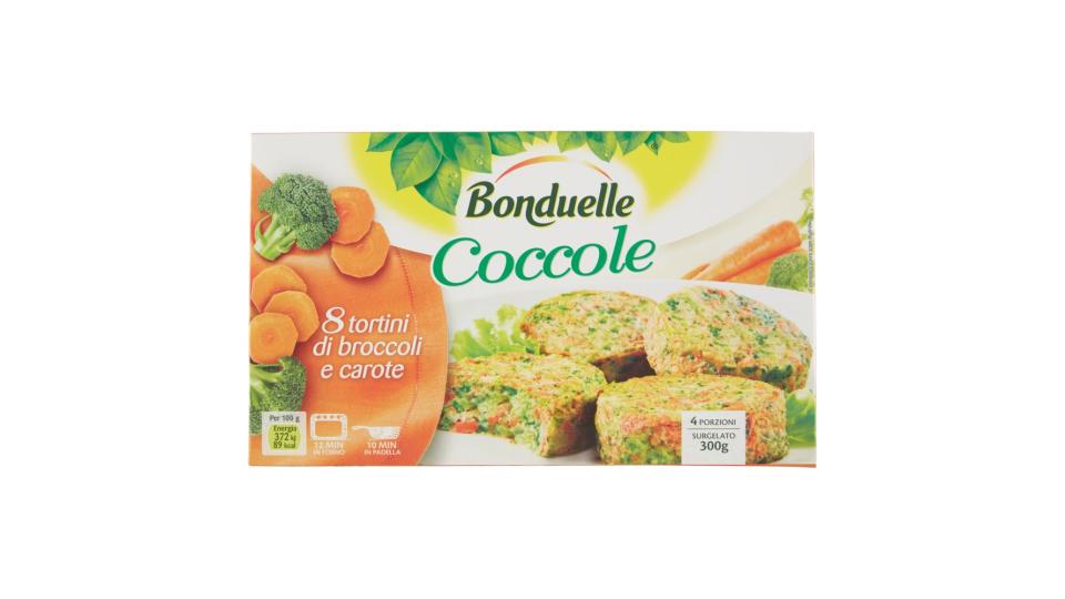 Bonduelle Coccole 8 tortini di broccoli e carote