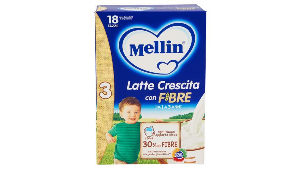 Mellin 3 Latte Crescita con fibre