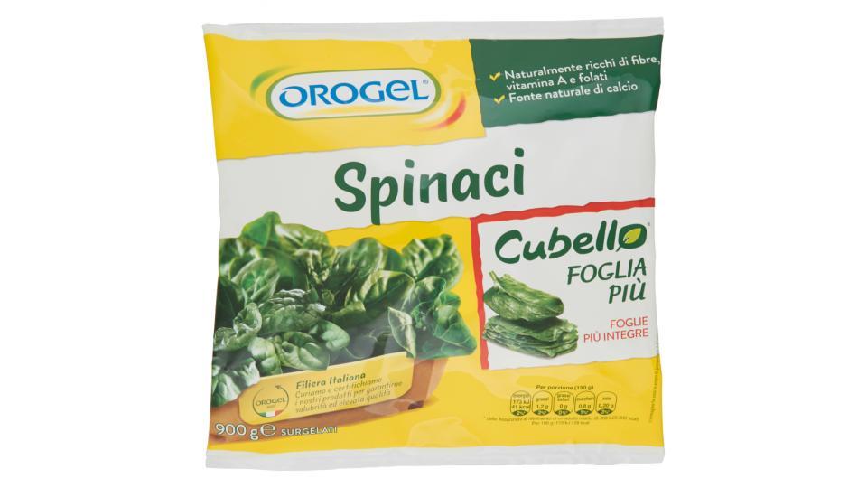 Orogel Cubello Spinaci Foglia Più Surgelati