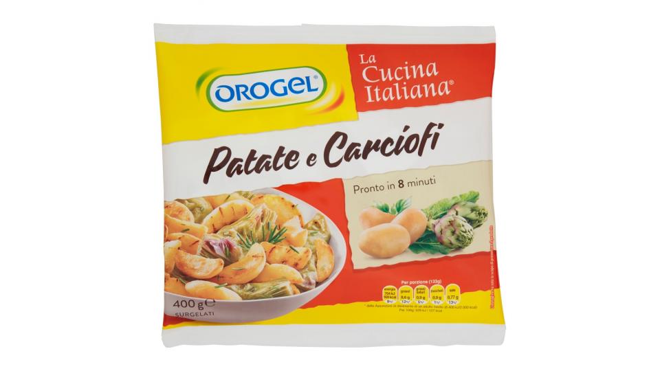 Orogel La Cucina Italiana Patate e Carciofi Surgelati