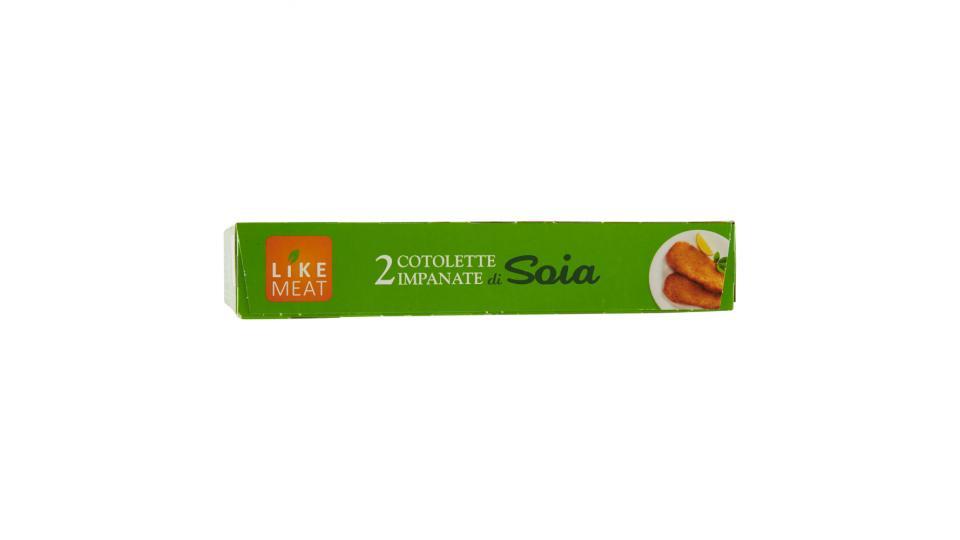 Like Meat 2 Cotolette Impanate di Soia Surgelate