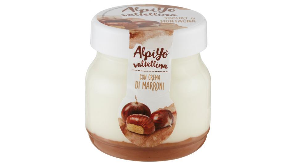 Alpiyò Valtellina Yogurt di Montagna con Crema di Marroni