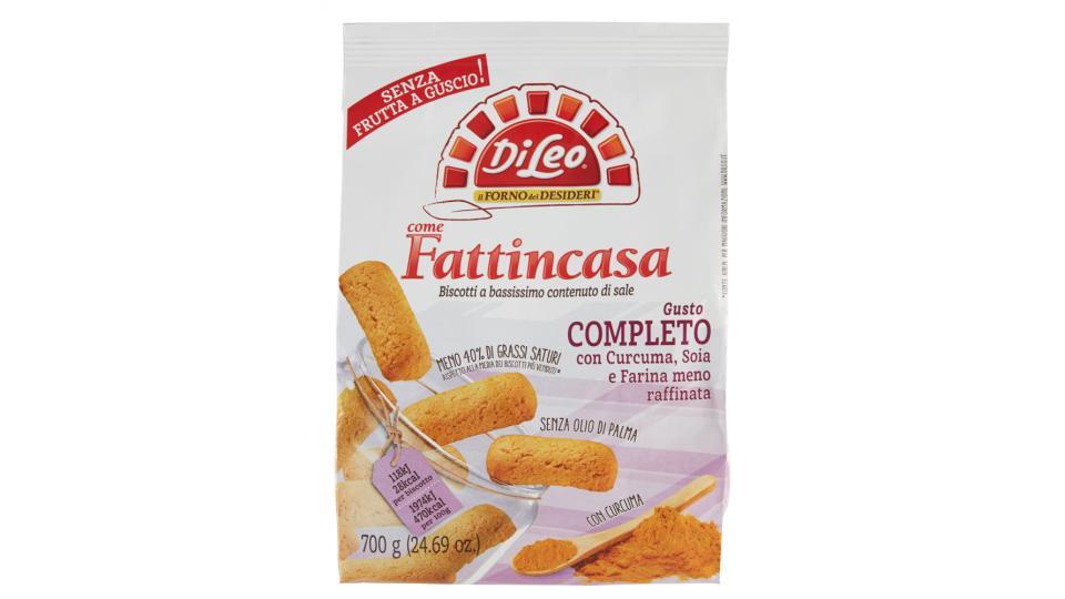 Di Leo Fattincasa Gusto Completo con Curcuma, Soia e Farina meno raffinata