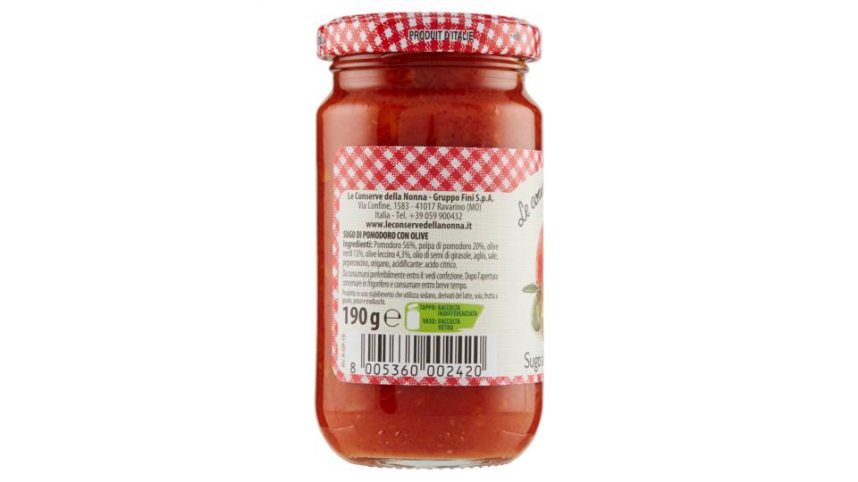 Le conserve della nonna Sugo alle olive leccino