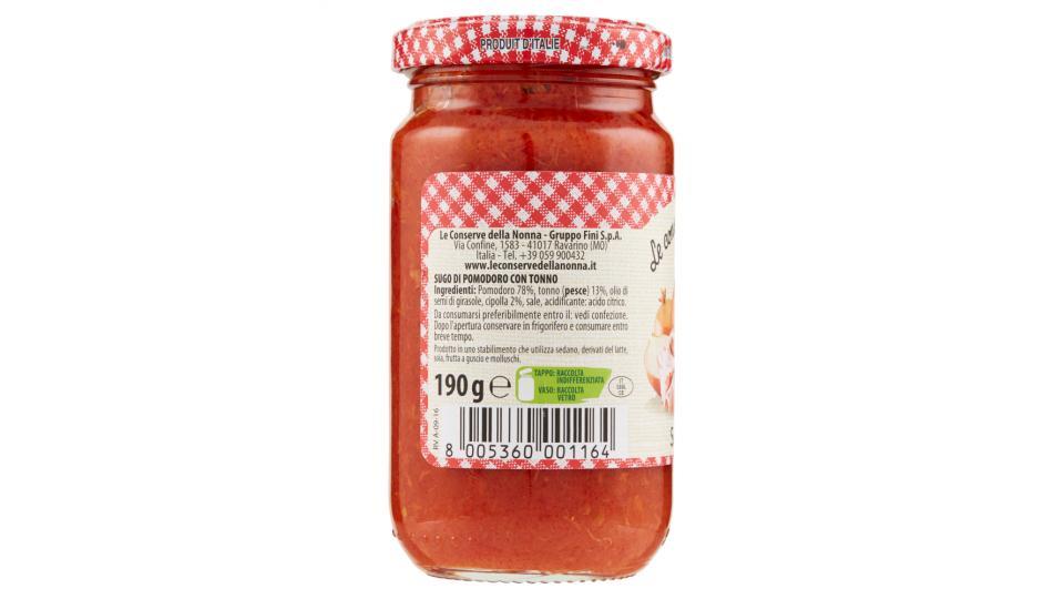 Le conserve della nonna Sugo al tonno